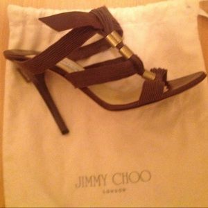 Jimmy Choo sexy ankle wrap sandals